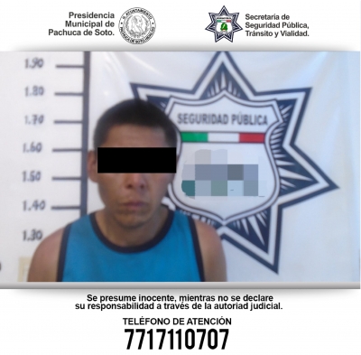 Detienen a hombre por presunto robo de cable