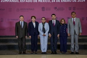 Realizan Mesa de Paz Interestatal Estado de M&eacute;xico, Ciudad de M&eacute;xico, Hidalgo, Puebla y Tlaxcala