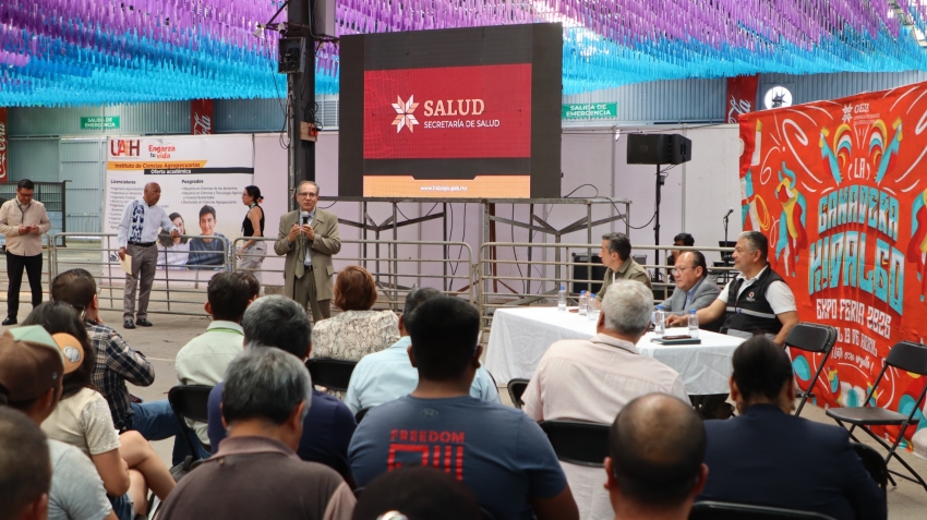 Fortalecen medidas sanitarias rumbo a la Expo Feria La Ganadera Hidalgo 2026