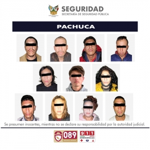 Desarticulan grupo delictivo dedicado&nbsp;al robo y narcomenudeo en Pachuca&nbsp;