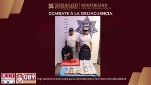 SSPH recupera m&aacute;s de 1 mill&oacute;n de pesos robados a cuentahabiente en Pachuca: asegura a responsables
