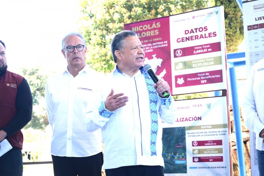 Destinan más de 326 mdp para obras en Nicolás Flores