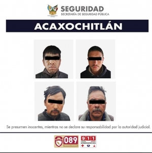 Incaut&oacute; SSPH 13 camionetas relacionadas con delitos en materia de hidrocarburo, armas y sustancias ilegales en Acaxochitl&aacute;n