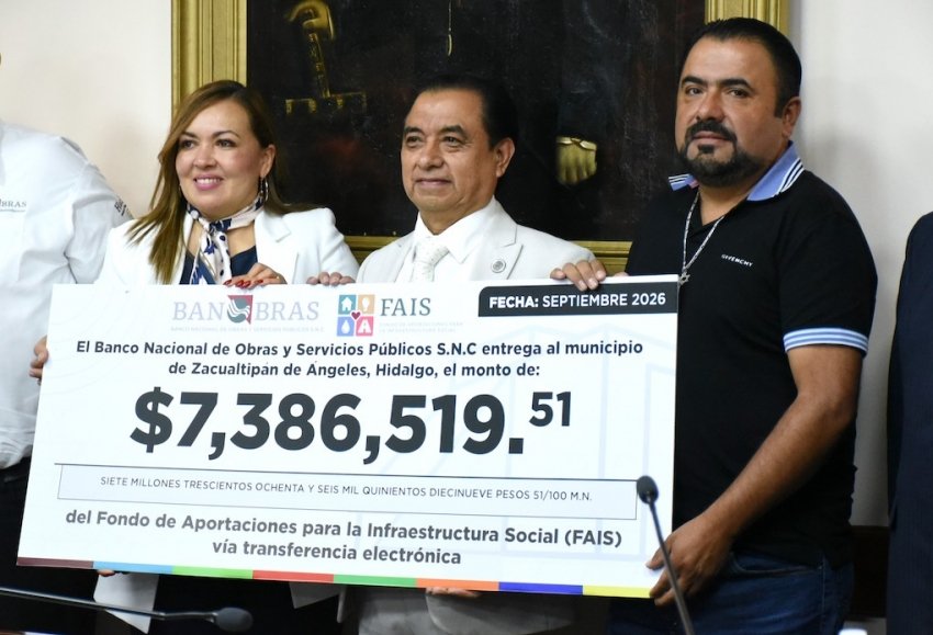 Avalan financiamiento de Banobras para Zacualtipán