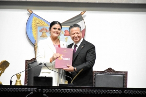 Congreso del Estado de Hidalgo recibe tercer Informe de Gobierno del mandatario Julio Menchaca