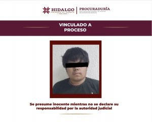Dictan vinculaci&oacute;n a proceso contra imputado por homicidio y robos en Mineral de la Reforma