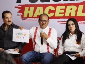 Julio Menchaca espía a candidato a la presidencia municipal de Pachuca