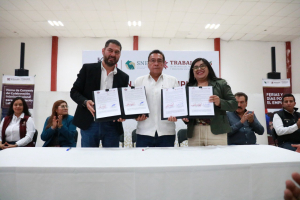STPSH firma convenios con los ayuntamientos de Mineral del Monte y Omitl&aacute;n de Ju&aacute;rez