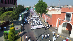 SNTE Hidalgo, muestra su fortaleza