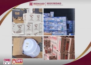 Localizan predio vinculado al robo de transporte de carga en Almoloya