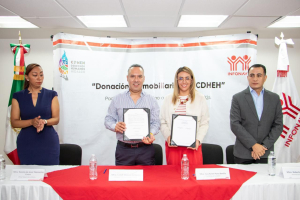 Infonavit dona mobiliario a la CDHEH: Canek V&aacute;zquez