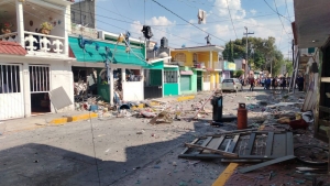 Fuga de gas provoca explosi&oacute;n en Tizayuca