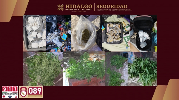 Caen 5 presuntos narcomenudistas en Pachuca, tras operativo de la SSPH