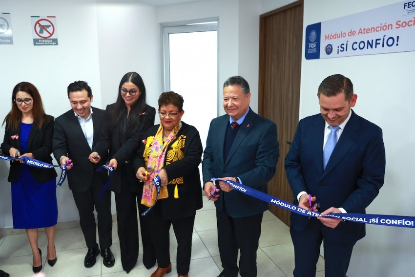 Inauguran módulos de atención social ¡Sí Confío! de la FGR
