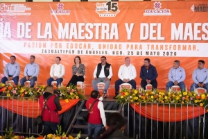 SNTE festeja a maestras y maestros de la Sierra en Zacualtip&aacute;n