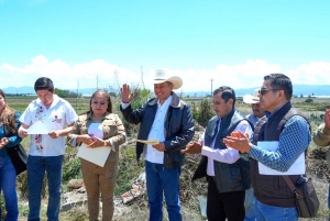 CEDSPI entreg&oacute; m&aacute;s de mil metros de alcantarillado sanitario en Metepec