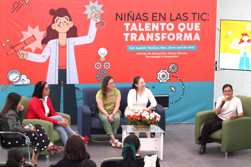 Fortalecen vocaciones científicas con “Niñas en las TIC: Talento que Transforma”