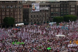 M&aacute;s de medio mill&oacute;n de personas acudi&oacute; al cierre de campa&ntilde;a de Sheinbaum en el Z&oacute;calo, seg&uacute;n Segob CDMX
