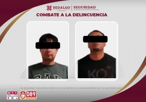 Respuesta inmediata permite el aseguramiento de presuntos involucrados en homicidio en Pachuca
