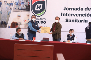 COMPROMETEN AYUNTAMIENTOS DE LA REGIÓN TEPEJI, REFORZAR MEDIDAS CONTRA COVID19, A TRAVÉS DE LA JORNADA DE INTERVENCIÓN SANITARIA