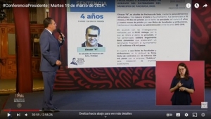 Sentencia de Eleazar García, exalcalde de Pachuca, llega a la mañanera de palacio nacional