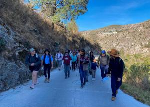 Unidad de Rescate de Pachuca explora h&aacute;bitat en ruta de senderismo