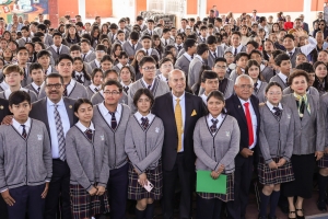 Natividad Castrej&oacute;n encabeza clausura del ciclo escolar 2025-2026 en Tulancingo