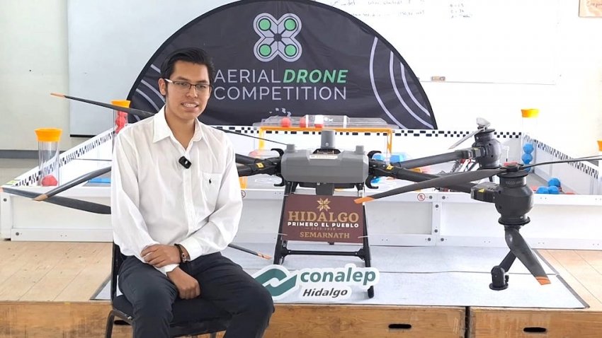 Conalep Hidalgo desarrolla dron para apoyar acciones de reforestación