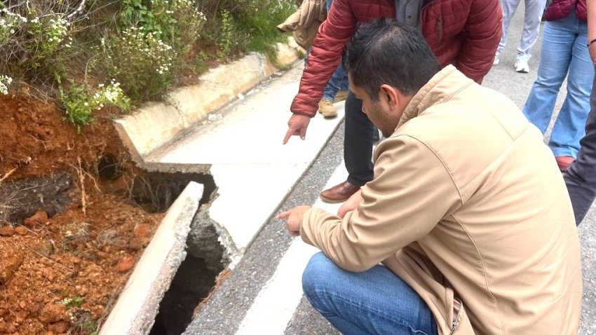 Caasim supervisa afectaciones en infraestructura hidráulica de Mineral del Monte
