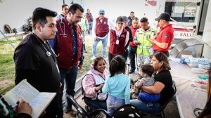 DIF Hidalgo coordina y brinda atenci&oacute;n integral a 215 personas mediante puente a&eacute;reo