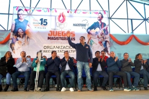 Secci&oacute;n 15 del SNTE inaugura la tercera edici&oacute;n de los juegos magisteriales en Hidalgo