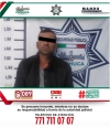 Polic&iacute;a de Pachuca detiene a hombre por tentativa de asalto