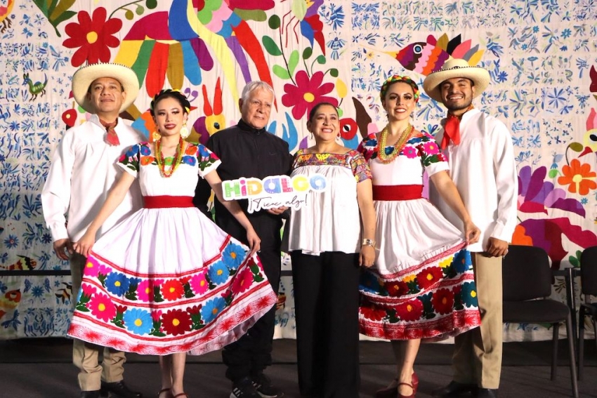  El mural del Tenango proyecta la identidad de Hidalgo en el Festival Corazón de las lenguas y Culturas Indígenas
