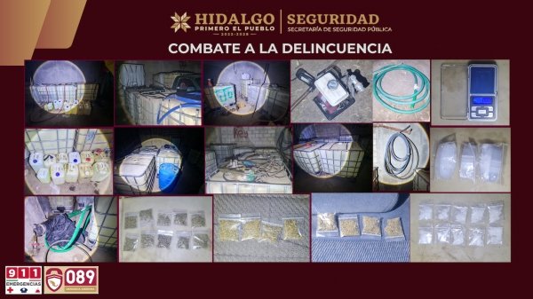 Operativo en Tula deja aseguramiento de hidrocarburo y narc&oacute;ticos