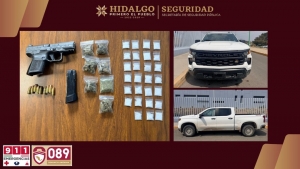 Seguimiento del C5i deriva en aseguramiento de generadores de violencia en Tezontepec de Aldama