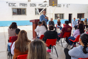 Lleva SEPH Jornada por la paz y contra las adicciones a primaria de Singuilucan
