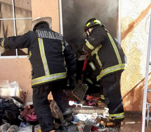 Bomberos atienden incidentes por incendio y fuga&nbsp;de gas en Pachuca&nbsp;