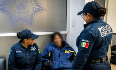 Policía Violeta localiza a mujer extraviada en Edomex y la reúne con su familia   