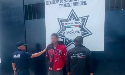 Seguridad P&uacute;blica de Pachuca localiza y entrega a persona con orden de aprehensi&oacute;n vigente