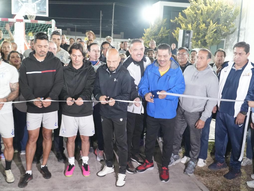 El deporte también une al magisterio: SNTE Sección 15 inaugura cancha gratuita para sus agremiados