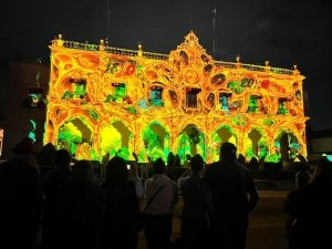 Huichapan proyecta su historia y riqueza tur&iacute;stica con videomapping