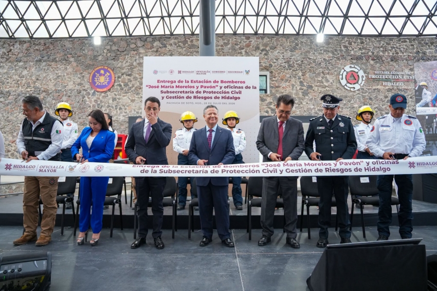 Julio Menchaca prioriza atención de emergencias con nuevas instalaciones para bomberos y PC    