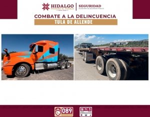 Detienen a una persona por presunto robo a transporte de carga