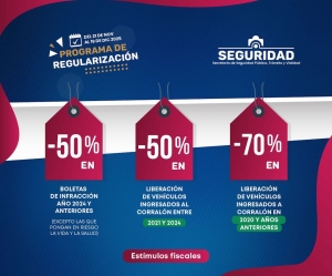 Se mantiene vigente el Programa de Regularizaci&oacute;n 2025