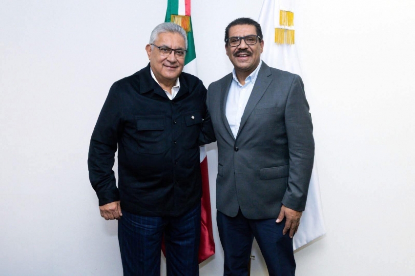 Said Vargas se reúne con el dirigente nacional del sindicato de  maestros