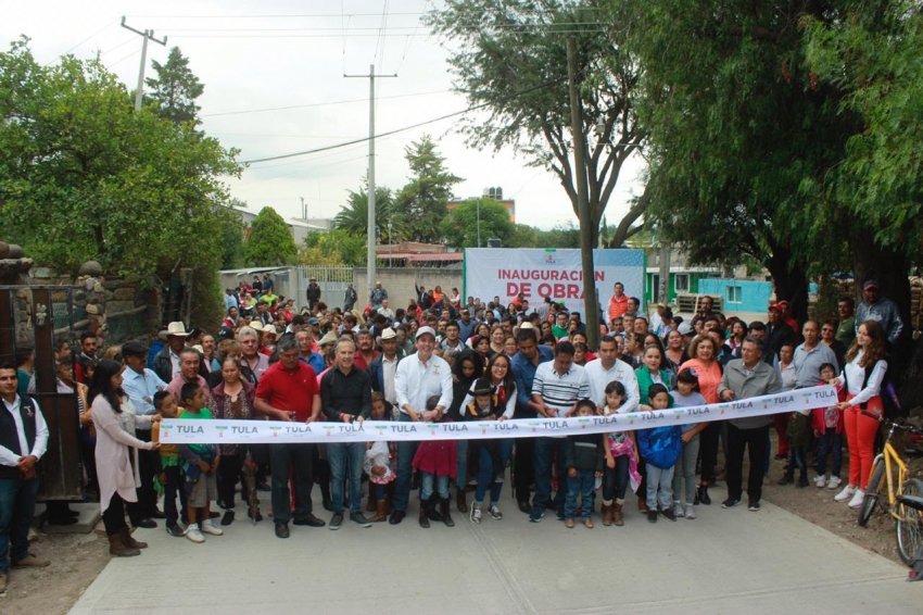 Entregan obras por 14 mdp en San Pedro Alpuyeca y Tultengo en Tula