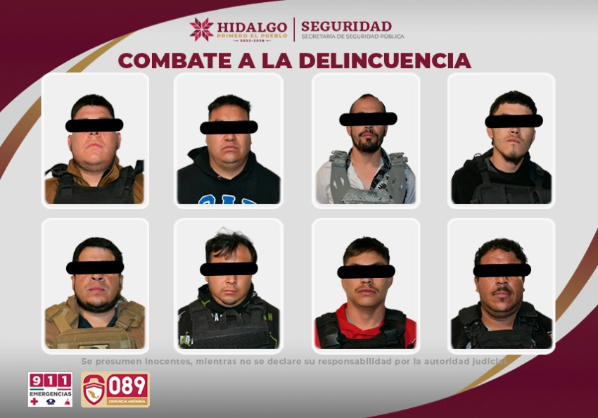 SSPH asegura célula generadora de violencia en la región de Tula