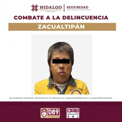 Asegura Polic&iacute;a Estatal a presunta narcomenudista&nbsp;