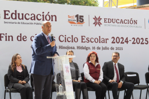 Natividad Castrej&oacute;n clausura ciclo escolar 2024-2025 de educaci&oacute;n b&aacute;sica