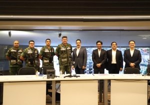 Reuni&oacute;n de trabajo en el @C5i_Hidalgo con el General Gustavo Ricardo Vallejo Su&aacute;rez